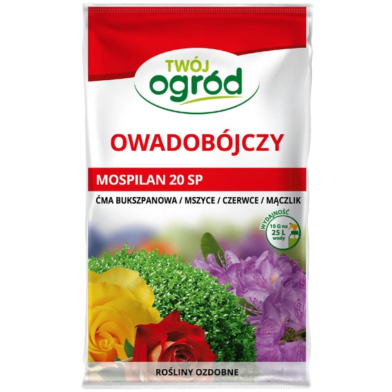 Mospilan 20 SP 10g para plantas ornamentales (Acetamiprid) Tu jardín – insecticida