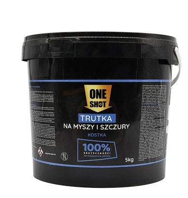 ONE SHOT BLOCCO ESCA CONTRO TOPI E RATTI 5 KG