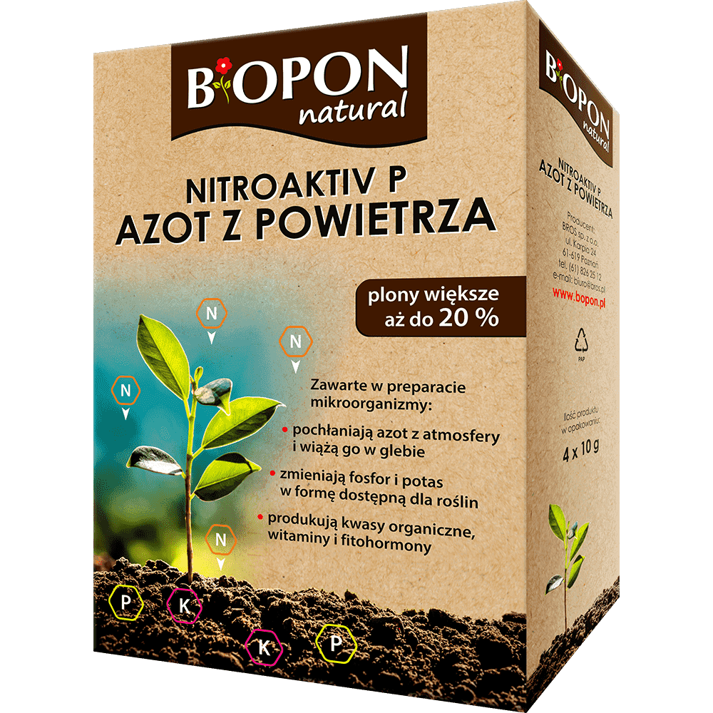 Bopon Natural Nitroactiv Stickstoff 40 g 4 x