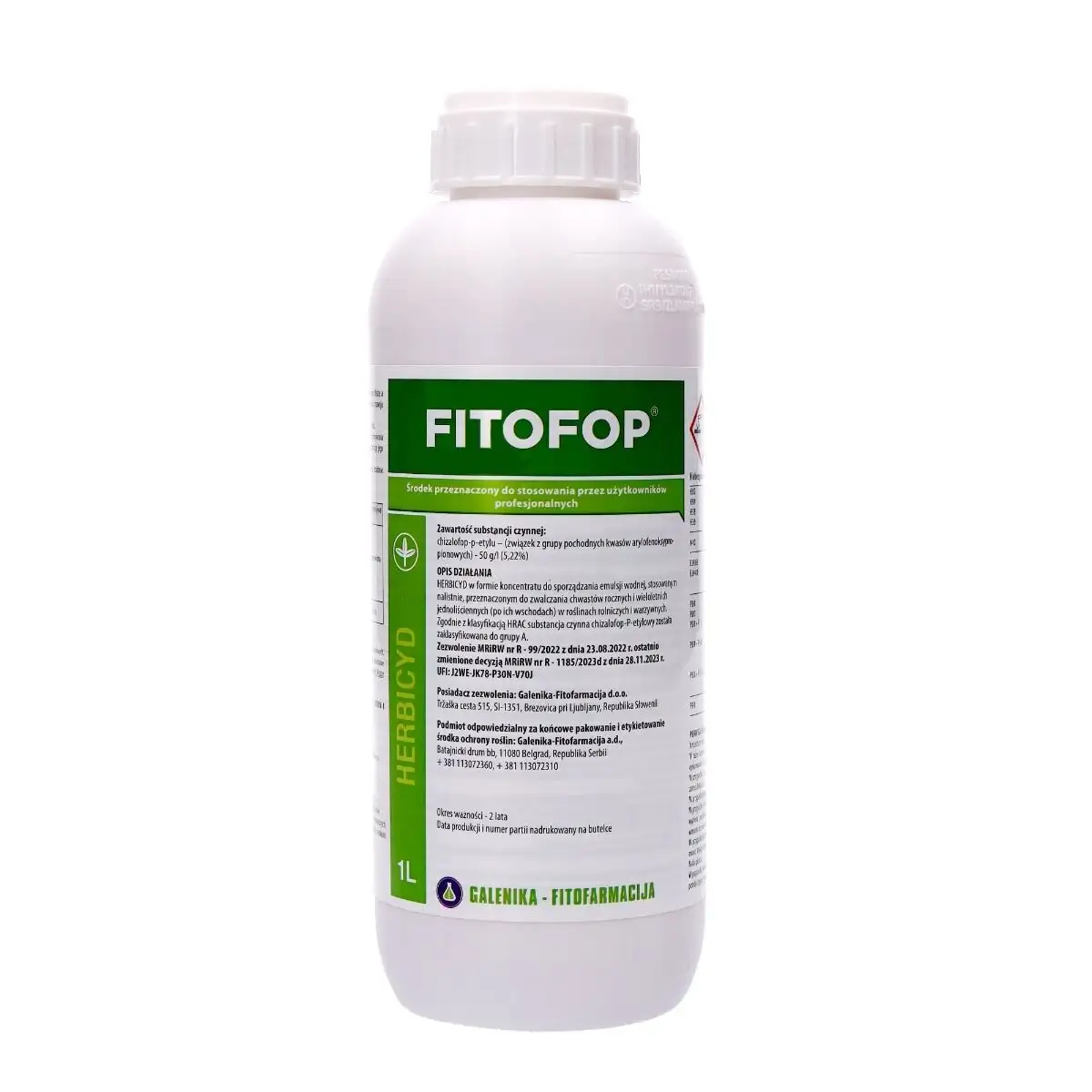 Fitofop (Chizalofop) Galenika - Herbizid