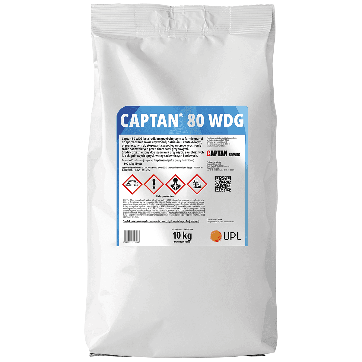 Captan 80 WDG (Kaptan) UPL - Fungizid