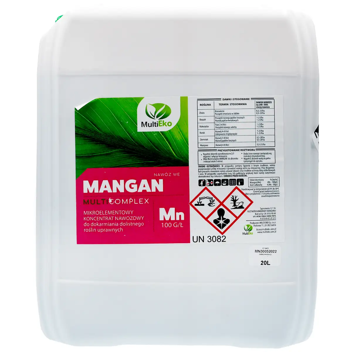 Dünger Multicomplex Mangan MultiEko