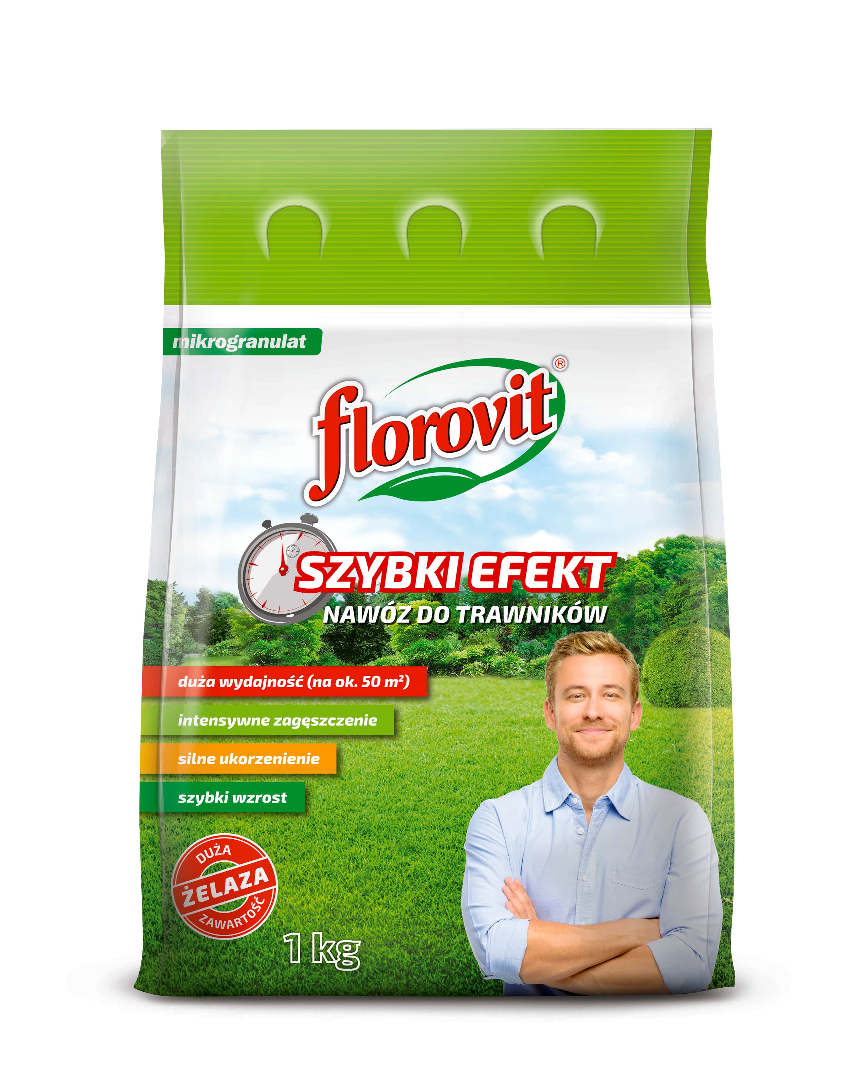 Schnelle Wirkung Florovit - Dünger für Rasen