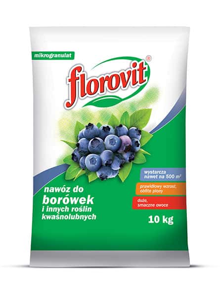 Dünger für Heidelbeeren und andere säureliebende Pflanzen Florovit