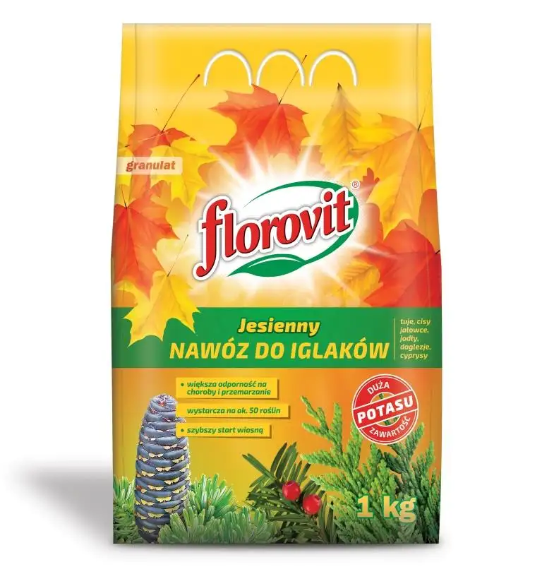 Herbstdünger für Nadelgehölze Florovit - granuliert