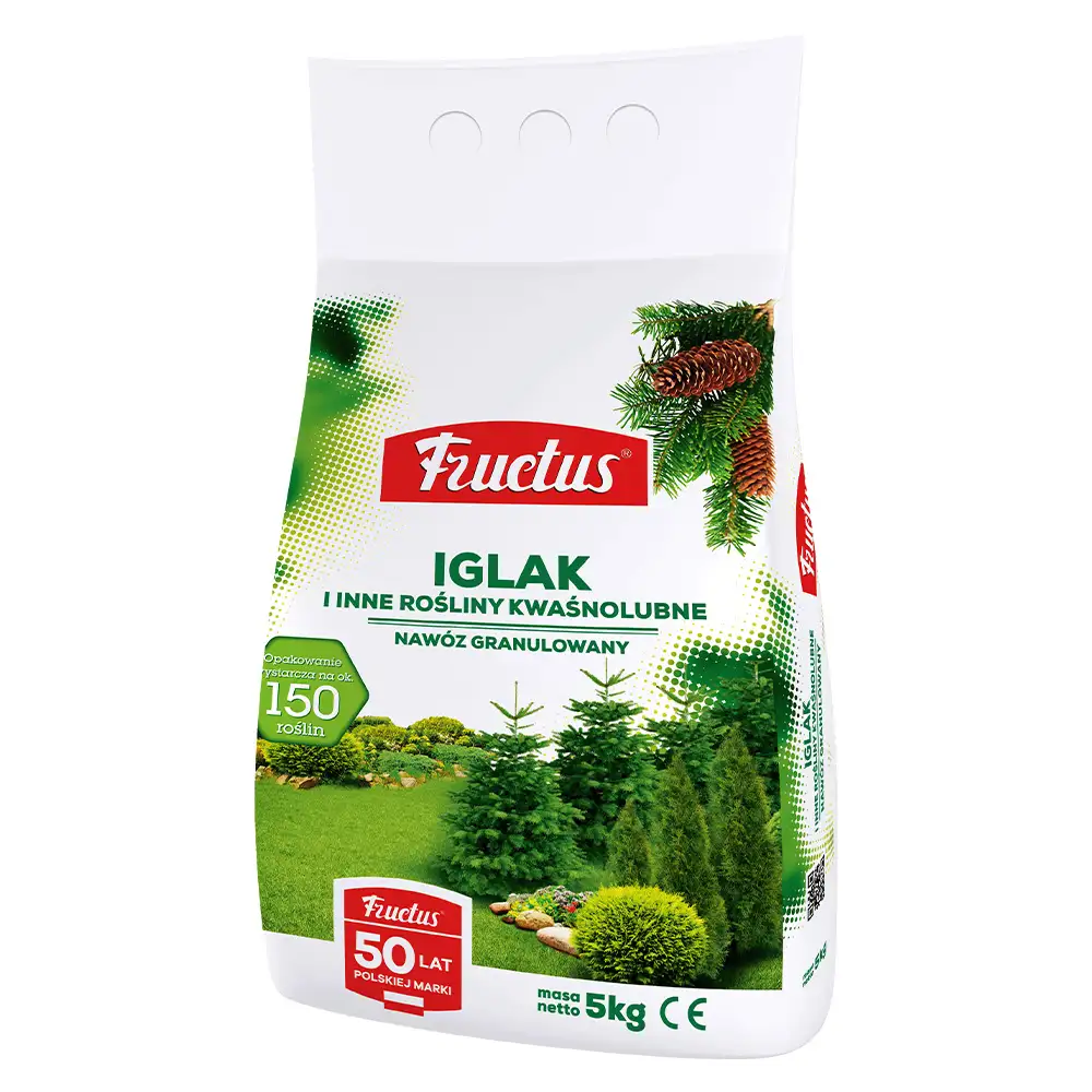 Granulierter Dünger für Nadelgehölze Fructus Iglak und säureliebende Pflanzen