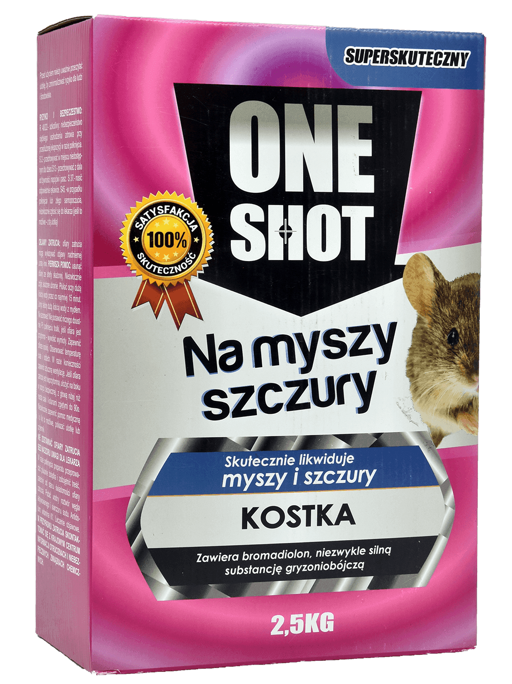 One Shot gegen Mäuse und Ratten Würfel 3