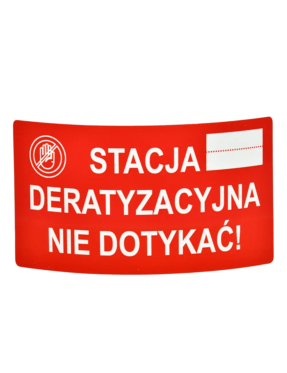 Sticker for Deratisation Station