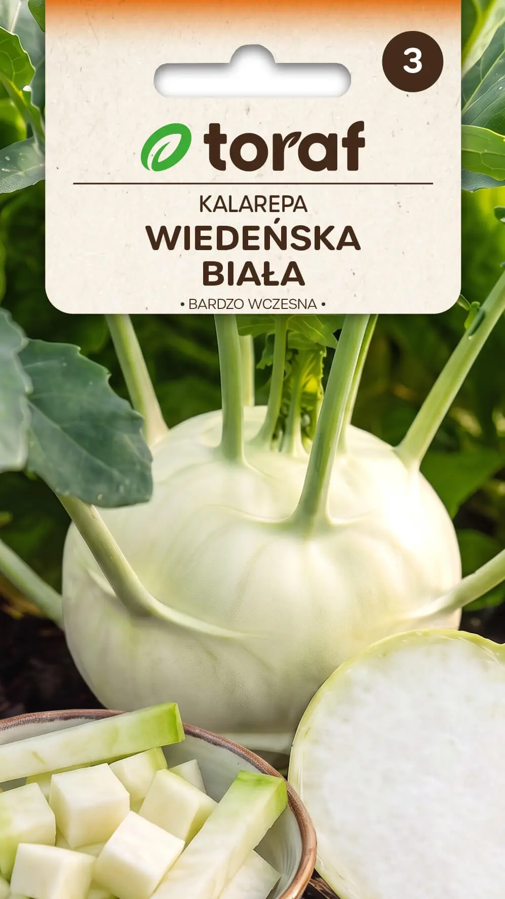 Weiße Wiener Kohlrübe