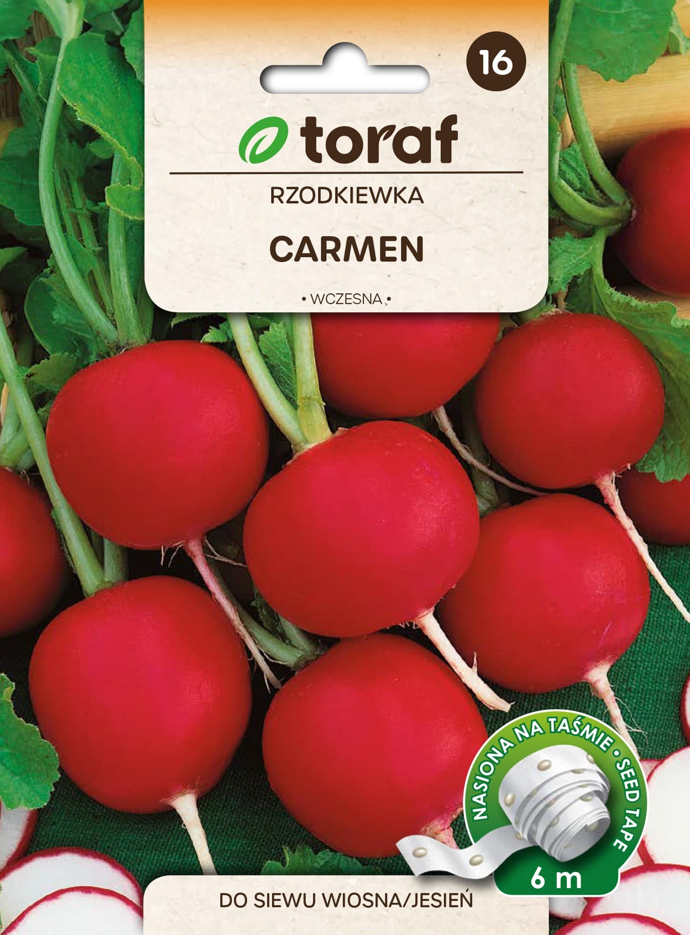Radieschen Carmen Saatband 6 M