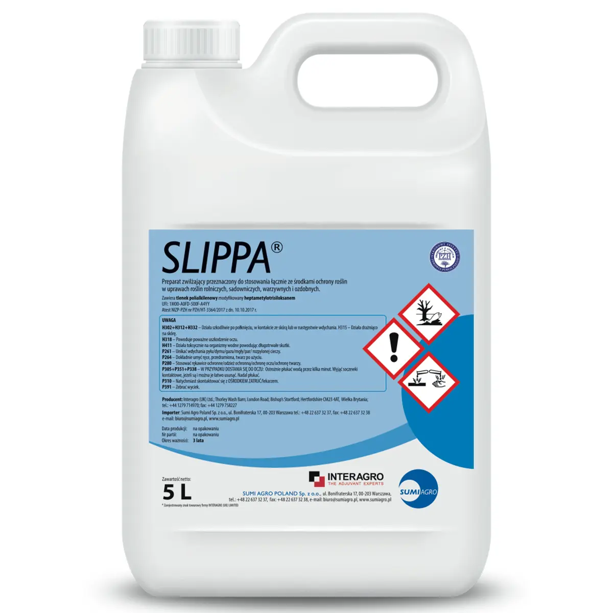 Slippa Sumi Agro - змочувальний ад'ювант для обприскувань 5