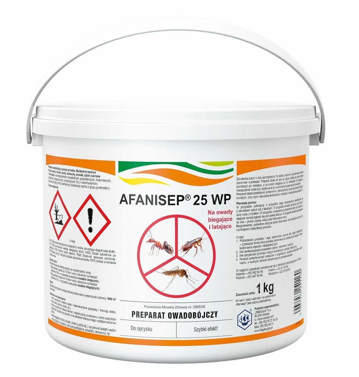Afanisep 25 WP Fregata - Präparat gegen kriechende und fliegende Insekten 5