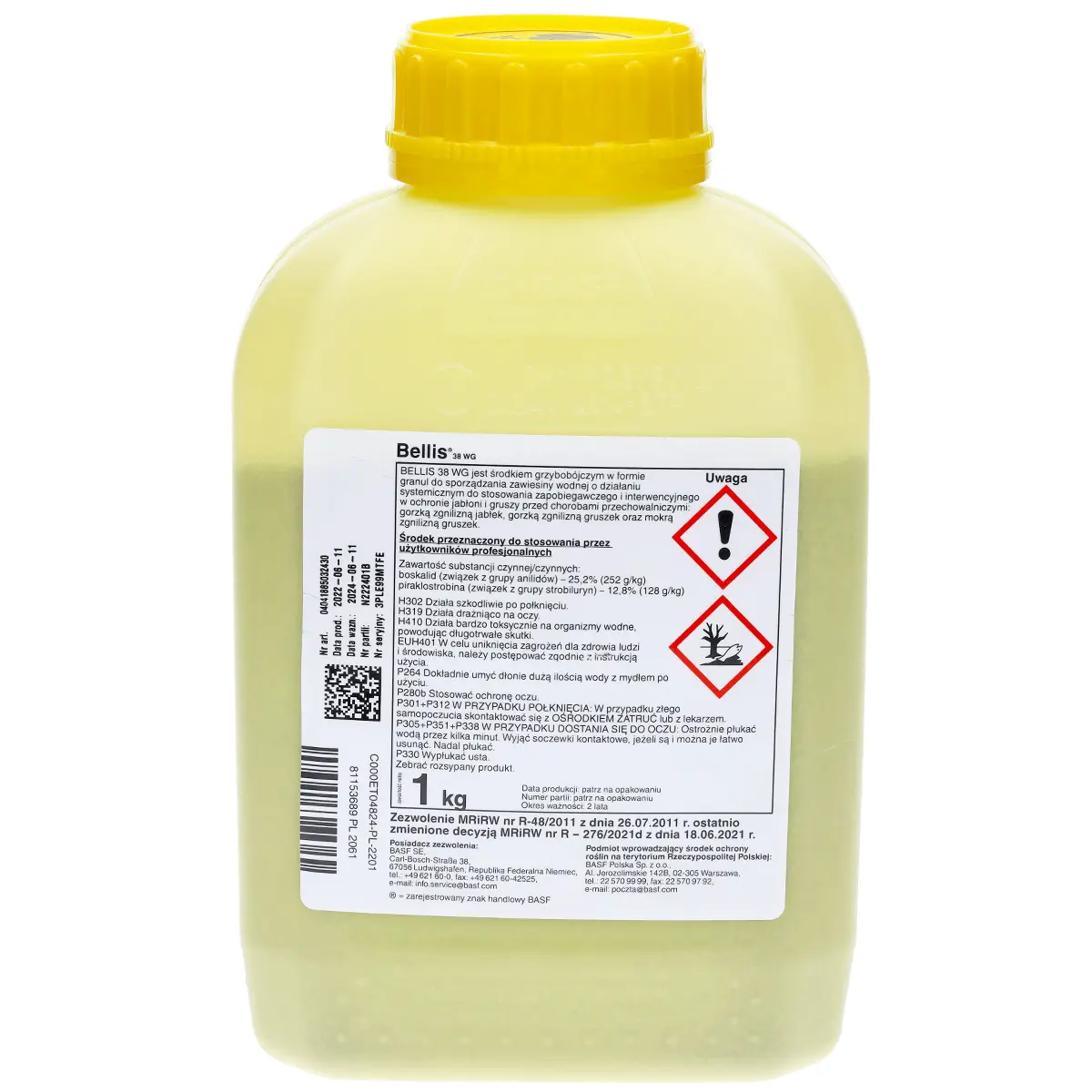 Bellis 38 WG (Boscalid, Piraklostrobin) BASF - Fungizid 7