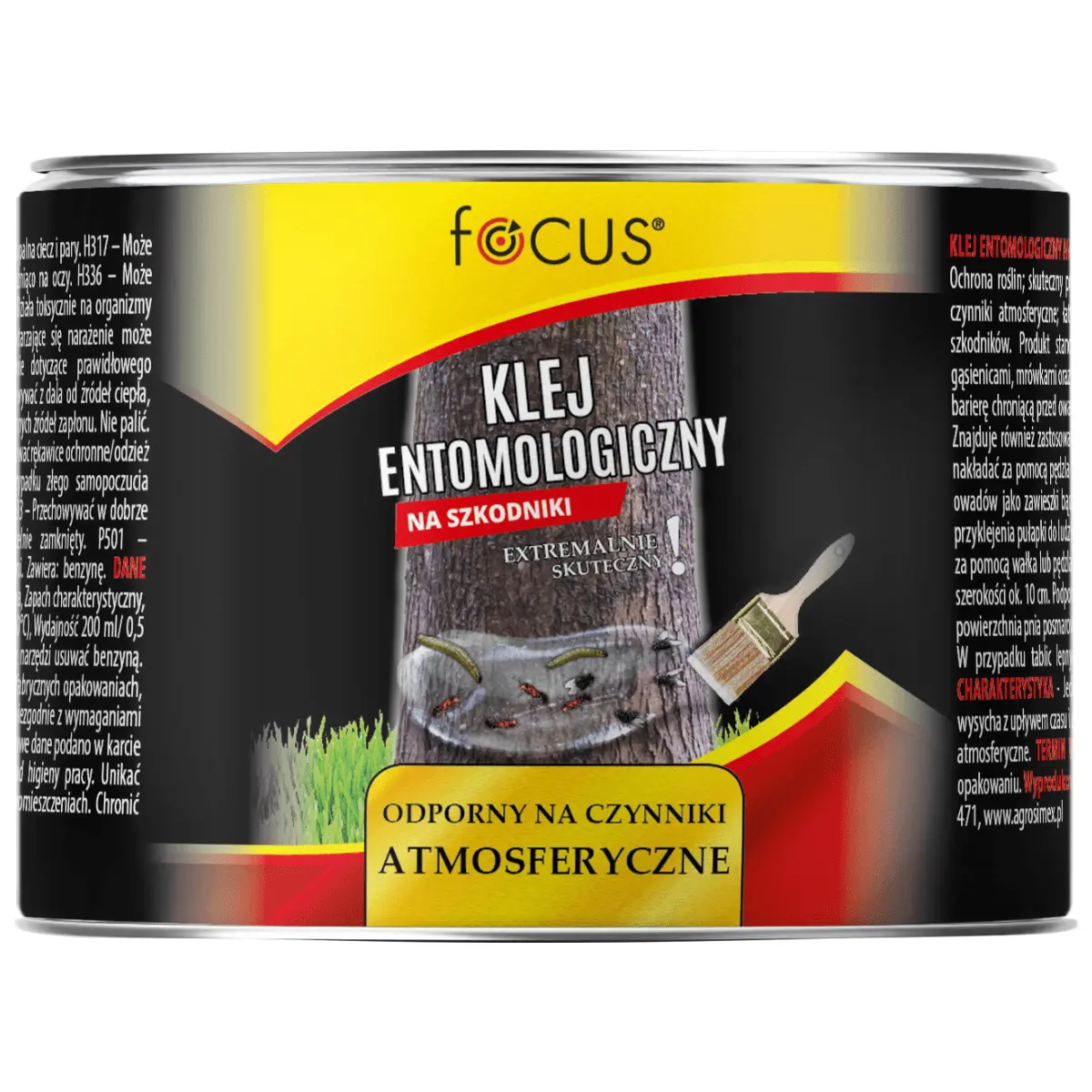 Entomological glue for control of crawling and flying insects Focus - sticky barrier against pests 6