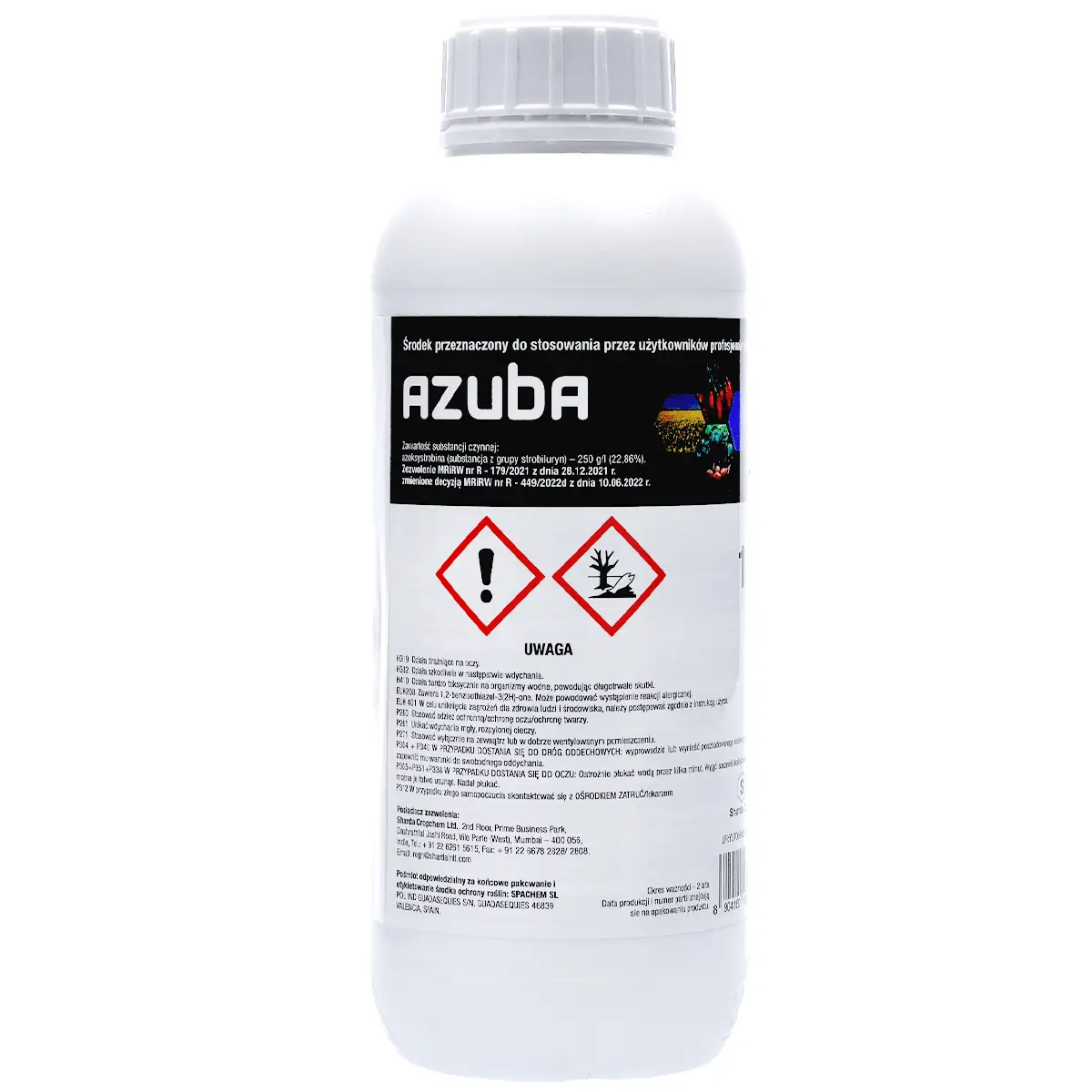 Azuba (azoxystrobin) Sharda - fungicide 2
