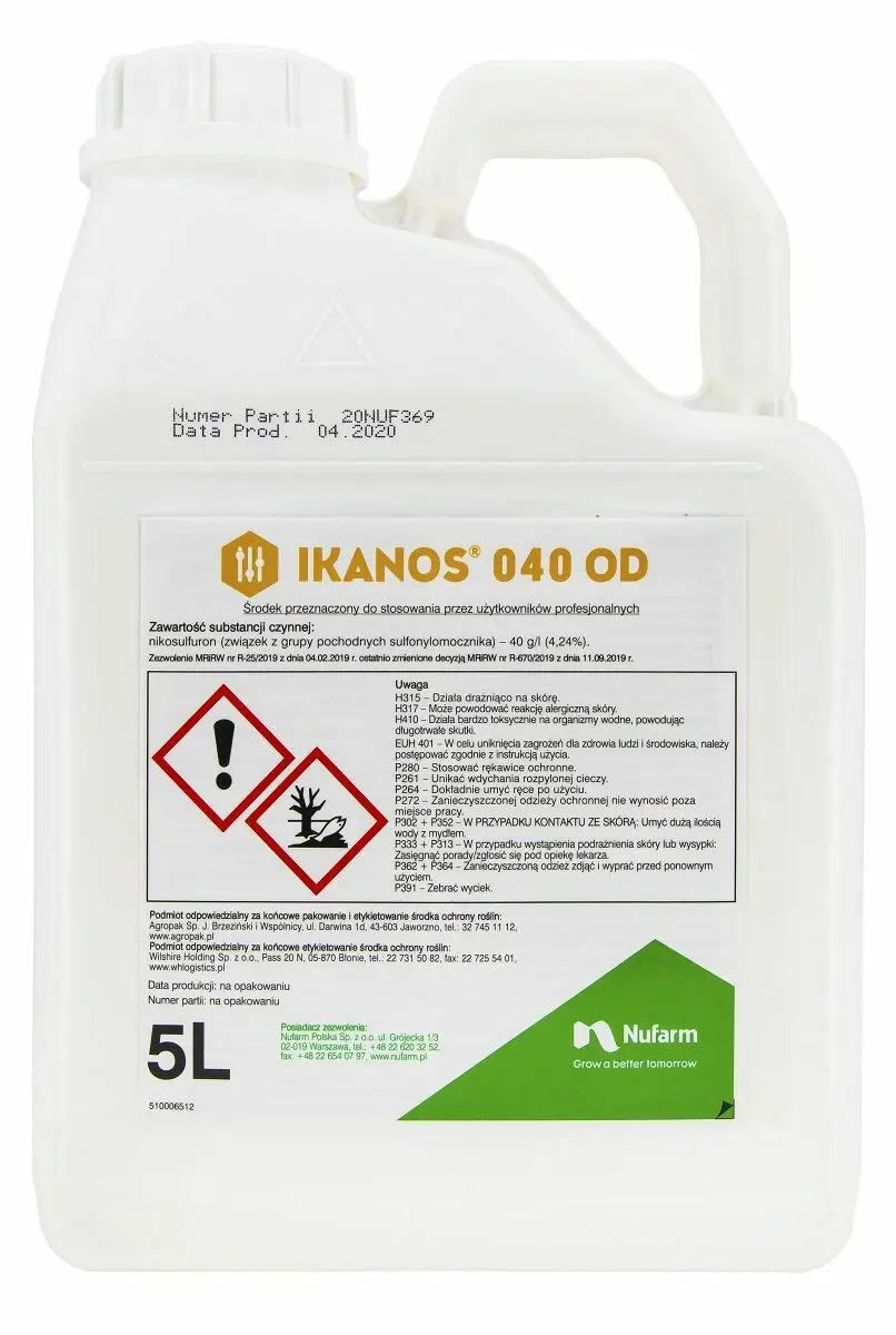 Ikanos 040 OD (nikosulfuron) 3