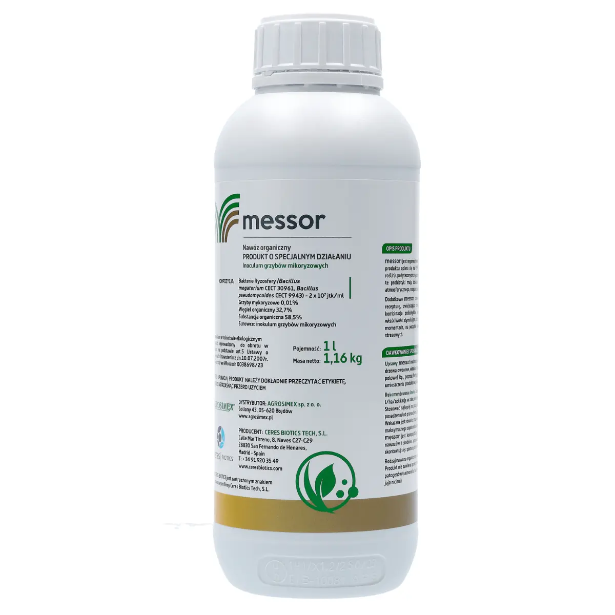 Messor Ceres Biotics - mikrobiologischer Dünger 3
