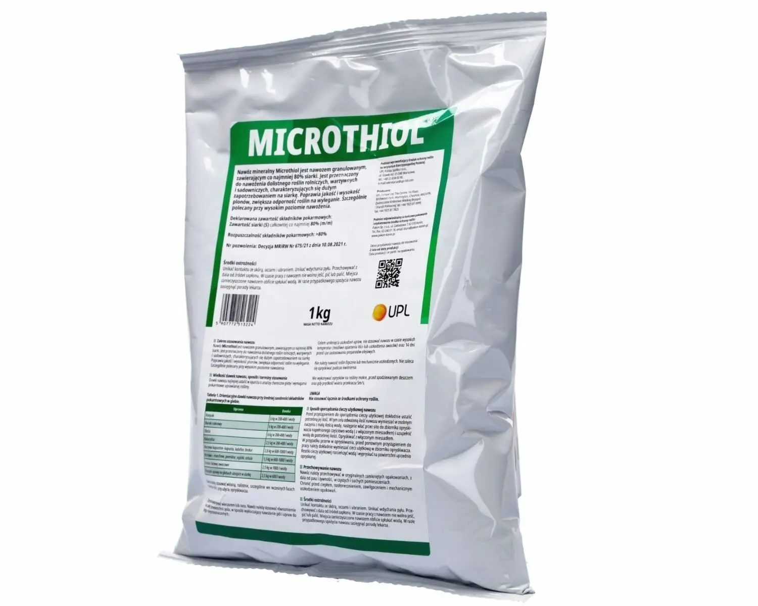 Microthiol 80 WG (soufre) UPL - engrais soufré 4