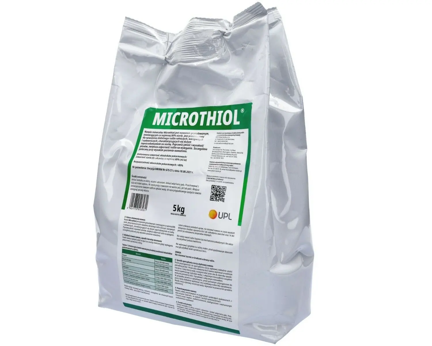 Microthiol 80 WG (soufre) UPL - engrais soufré 6