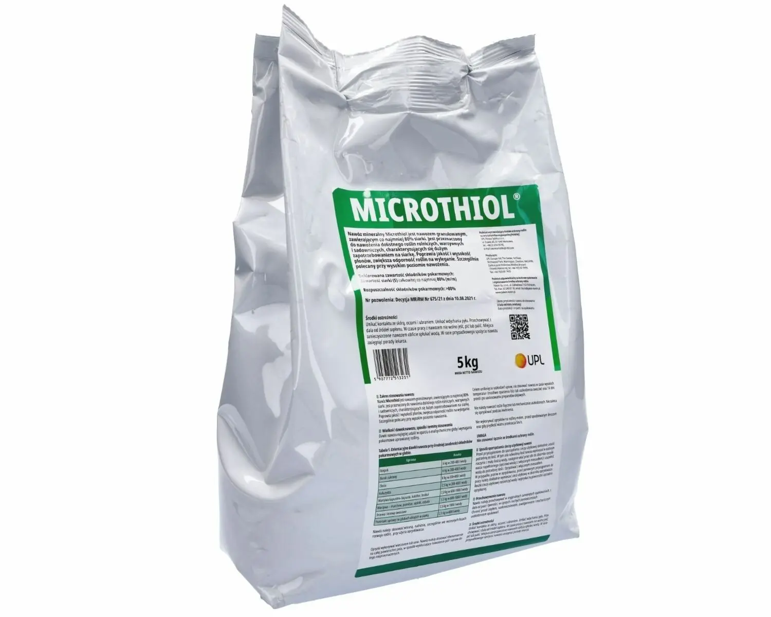 Microthiol 80 WG (soufre) UPL - engrais soufré 7