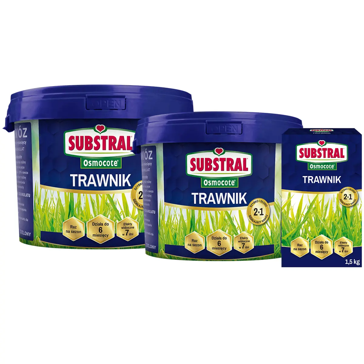 Dünger Osmocote für Rasen Substral 2w1 Rasen