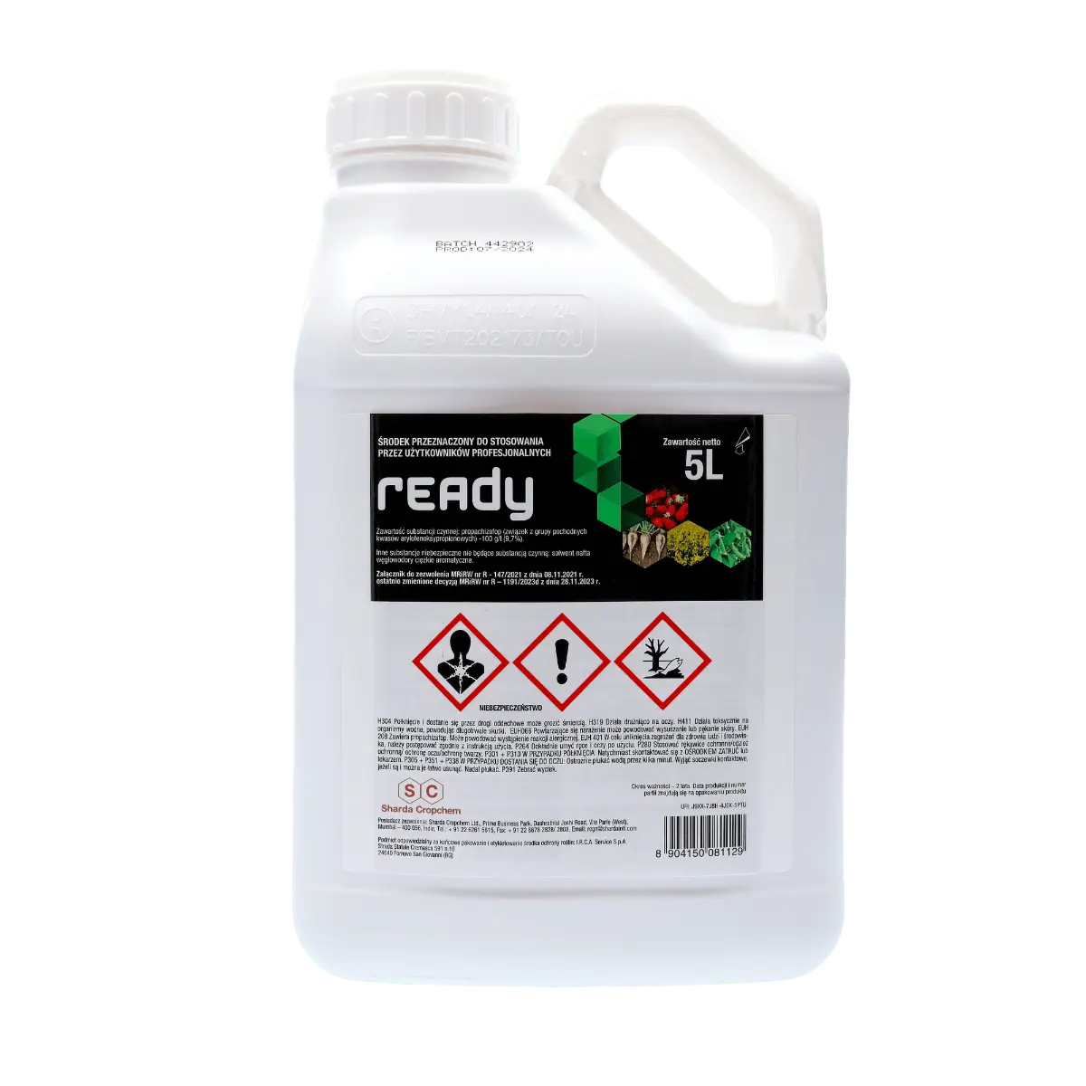 Ready (propachizafop) Sharda - herbicide 4