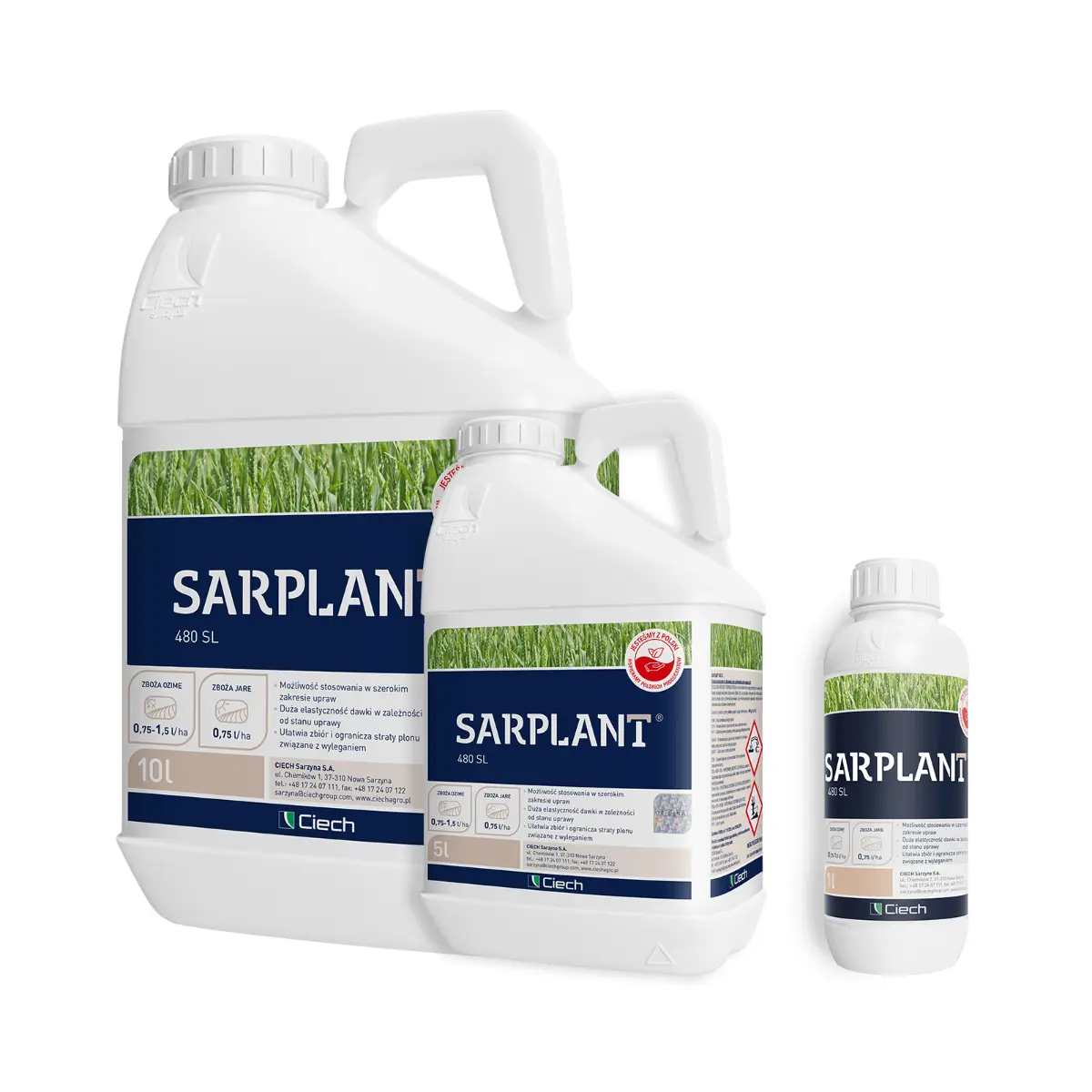 Sarplant 480 SL (Ethephon) - Wachstumsregler für Pflanzenwachstum und -entwicklung im Ackerbau