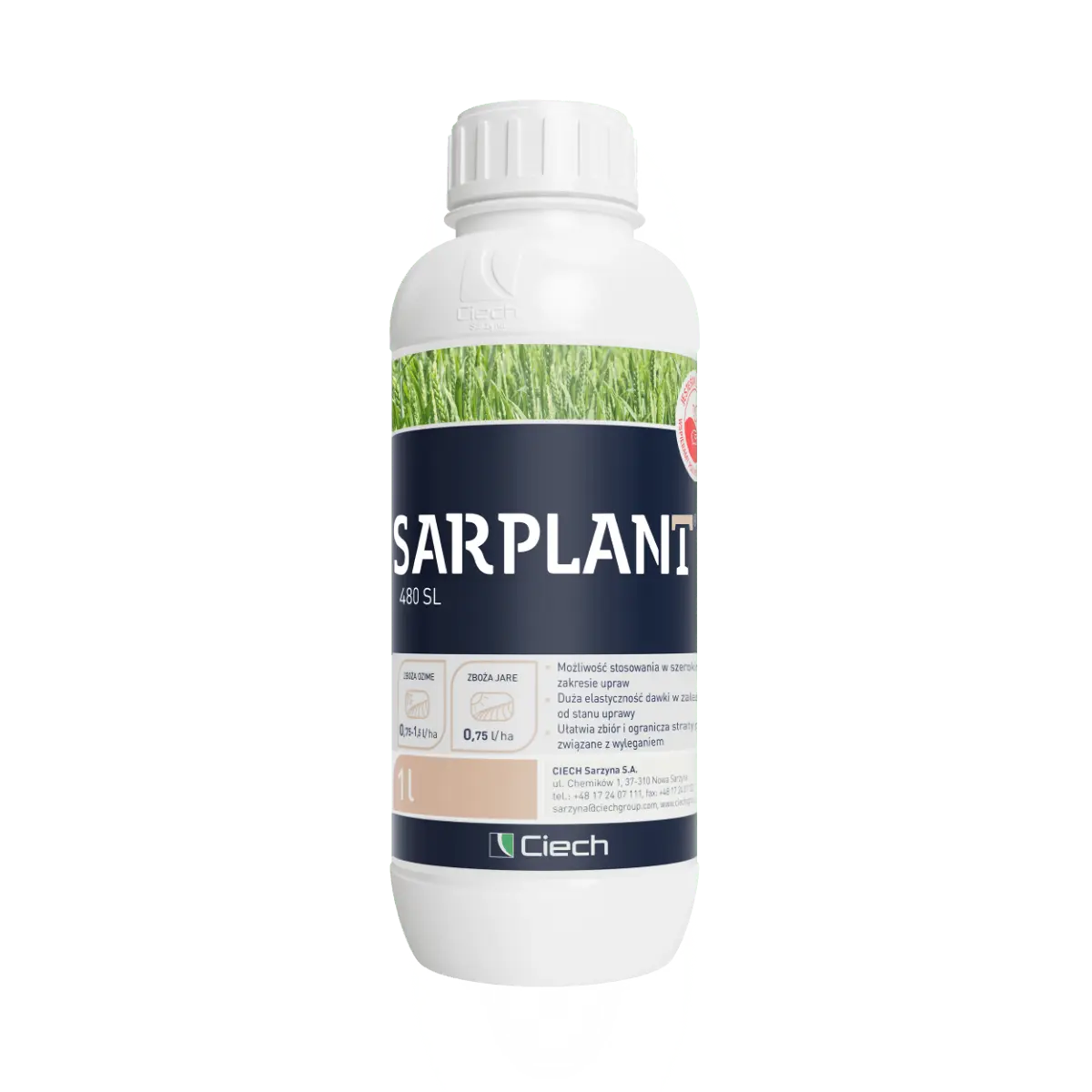 Sarplant 480 SL (Ethephon) - Wachstumsregler für Pflanzenwachstum und -entwicklung im Ackerbau 2