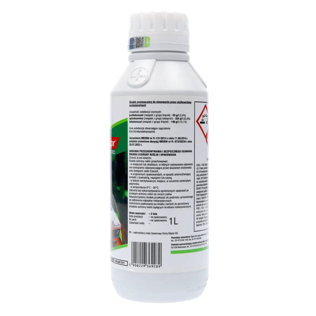 Soligor (Prothioconazol, Spiroxamin, Tebuconazol) - Fungizid für landwirtschaftliche Kulturen 3