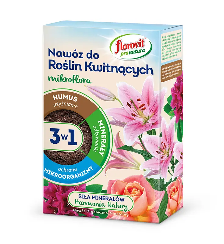 Florovit PRO Natura Mikroflora 3 w1 Rośliny Kwitnące