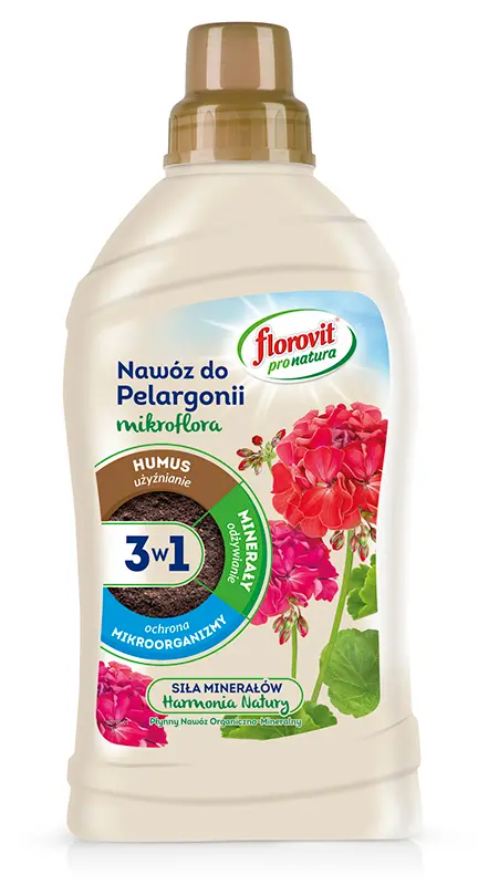 Florovit PRO Natura Mikroflora für Pelargonien 3 in 1