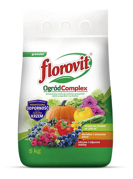 Universaldünger Florovit Ogród Complex – für Pflanzen im Garten und auf dem Grundstück 4