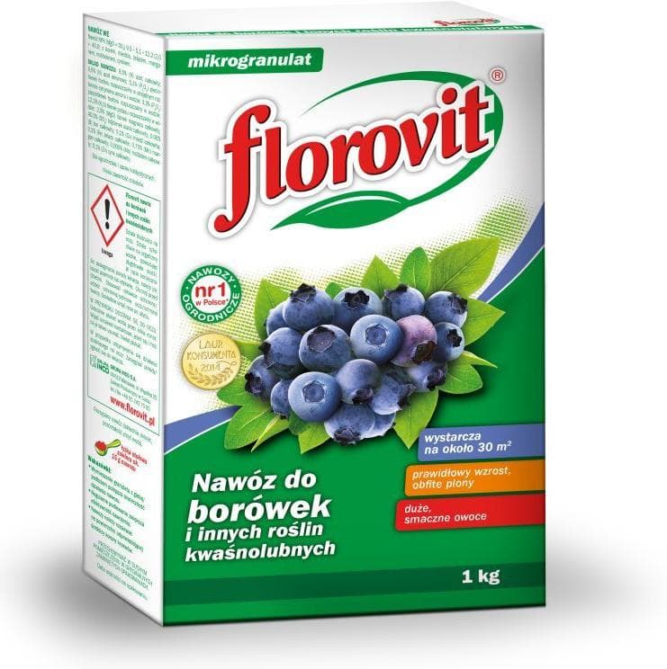 Dünger für Heidelbeeren und andere säureliebende Pflanzen Florovit 5