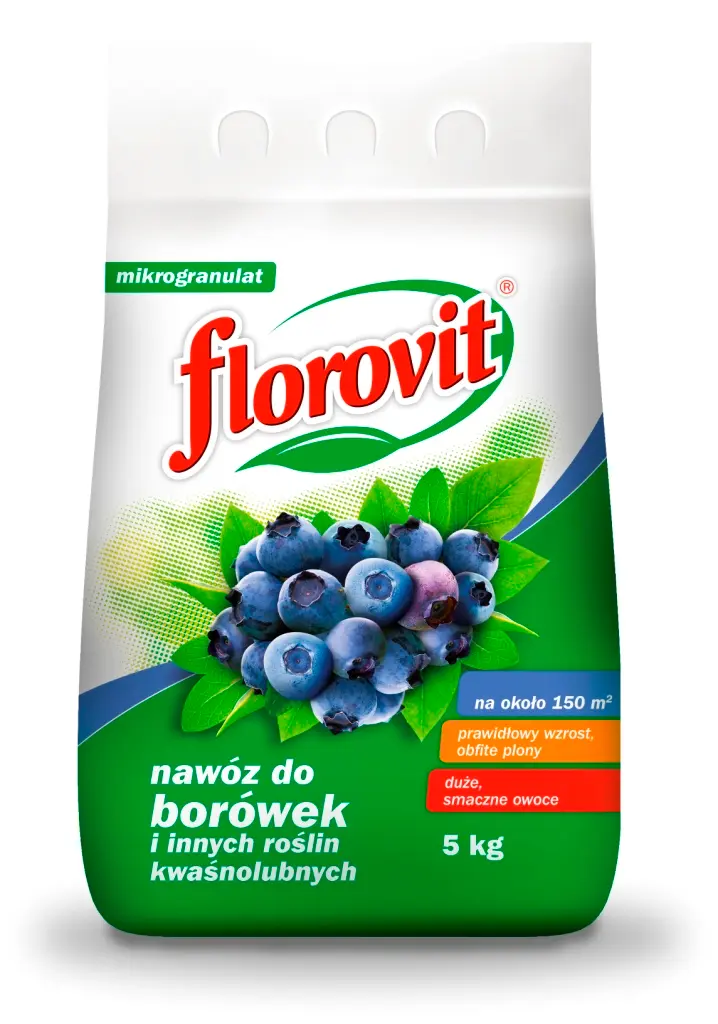 Dünger für Heidelbeeren und andere säureliebende Pflanzen Florovit 2