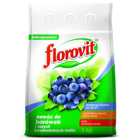 Dünger für Heidelbeeren und andere säureliebende Pflanzen Florovit 6