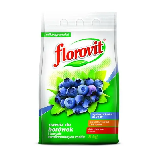 Dünger für Heidelbeeren und andere säureliebende Pflanzen Florovit 4