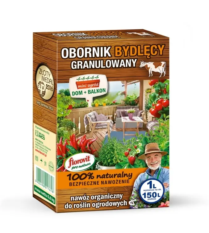 Fumier bovin granulé Pro Natura Florovit 4