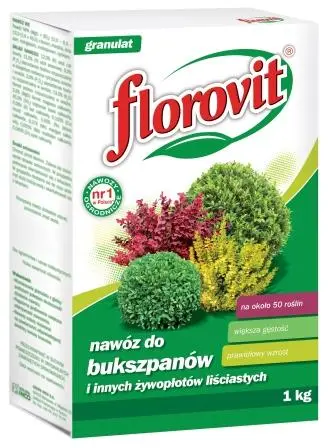Dünger für Buchsbaum und andere laubabwerfende Hecken Florovit