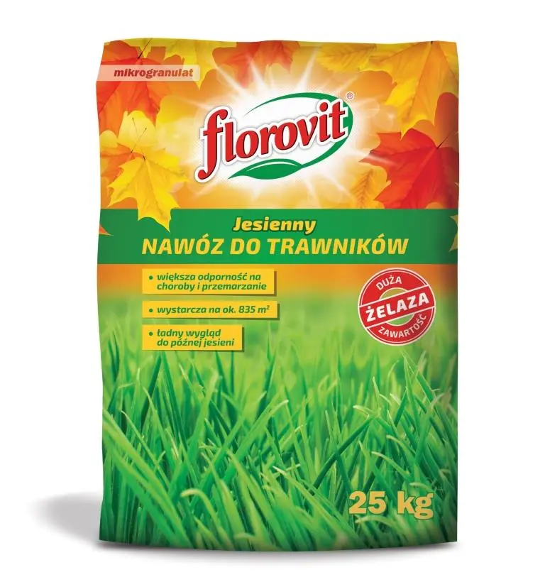 Добриво для газонів осіннє Florovit - гранульоване 8