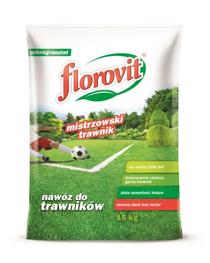 Добриво для газонів з мохом Mistrzowski Trawnik Florovit 4
