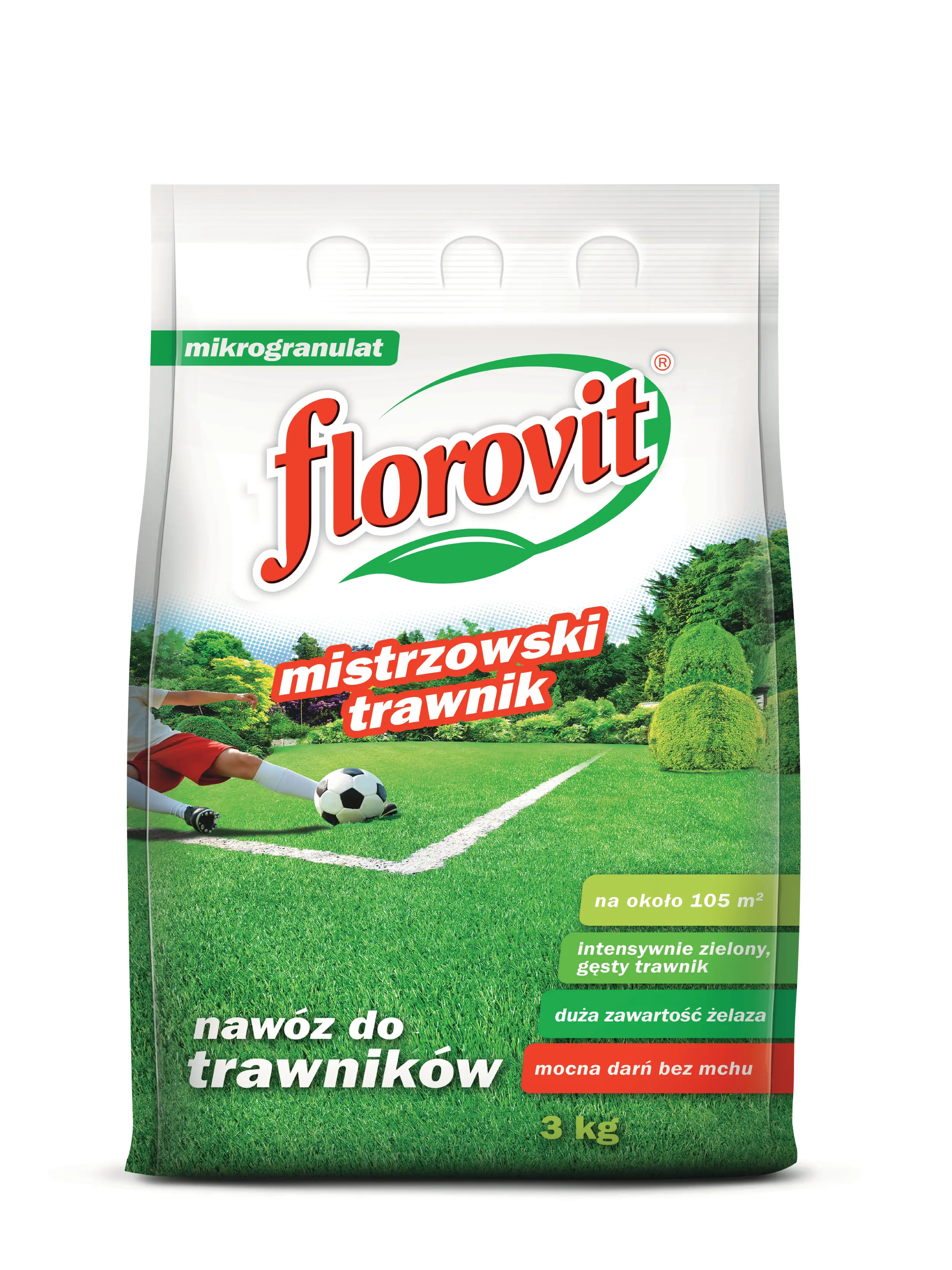 Добриво для газонів з мохом Mistrzowski Trawnik Florovit 9