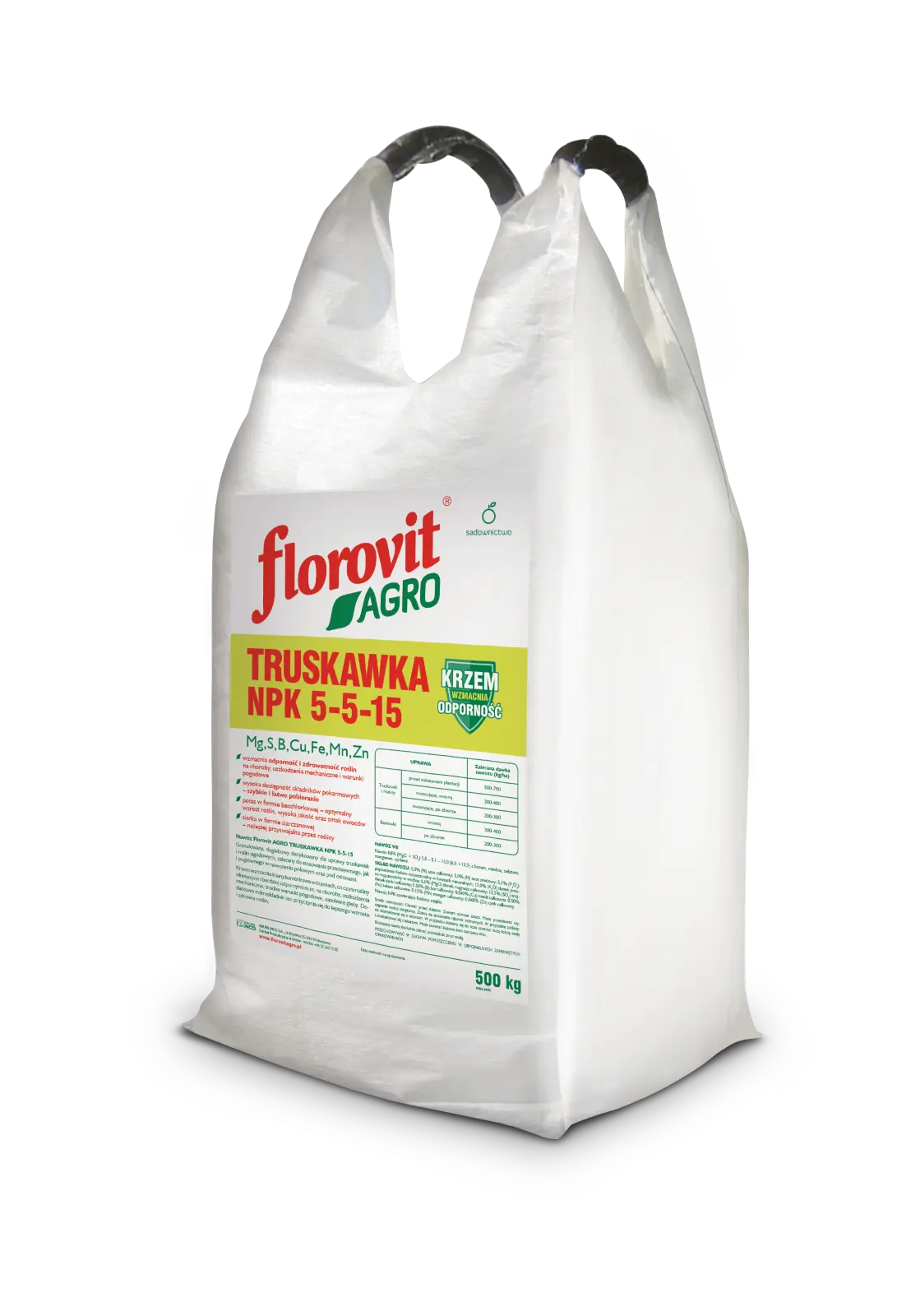Florovit Agro Strawberry NPK 5-5-15 - fertiliser for strawberries 2