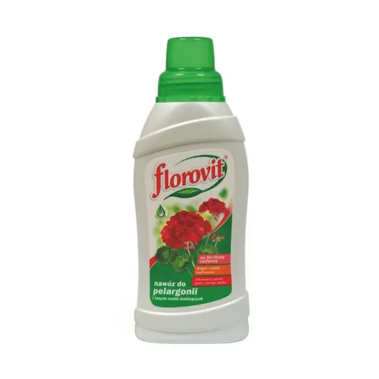 Flüssigdünger für Pelargonien und andere blühende Pflanzen Florovit