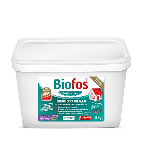 Biofos Professional Pulver für Fäkaliengruben und häusliche Abwasseranlagen Inco