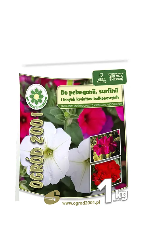 Dünger für Pelargonien, Surfinien und andere Balkonblumen Ogród 2001 Siarkopol