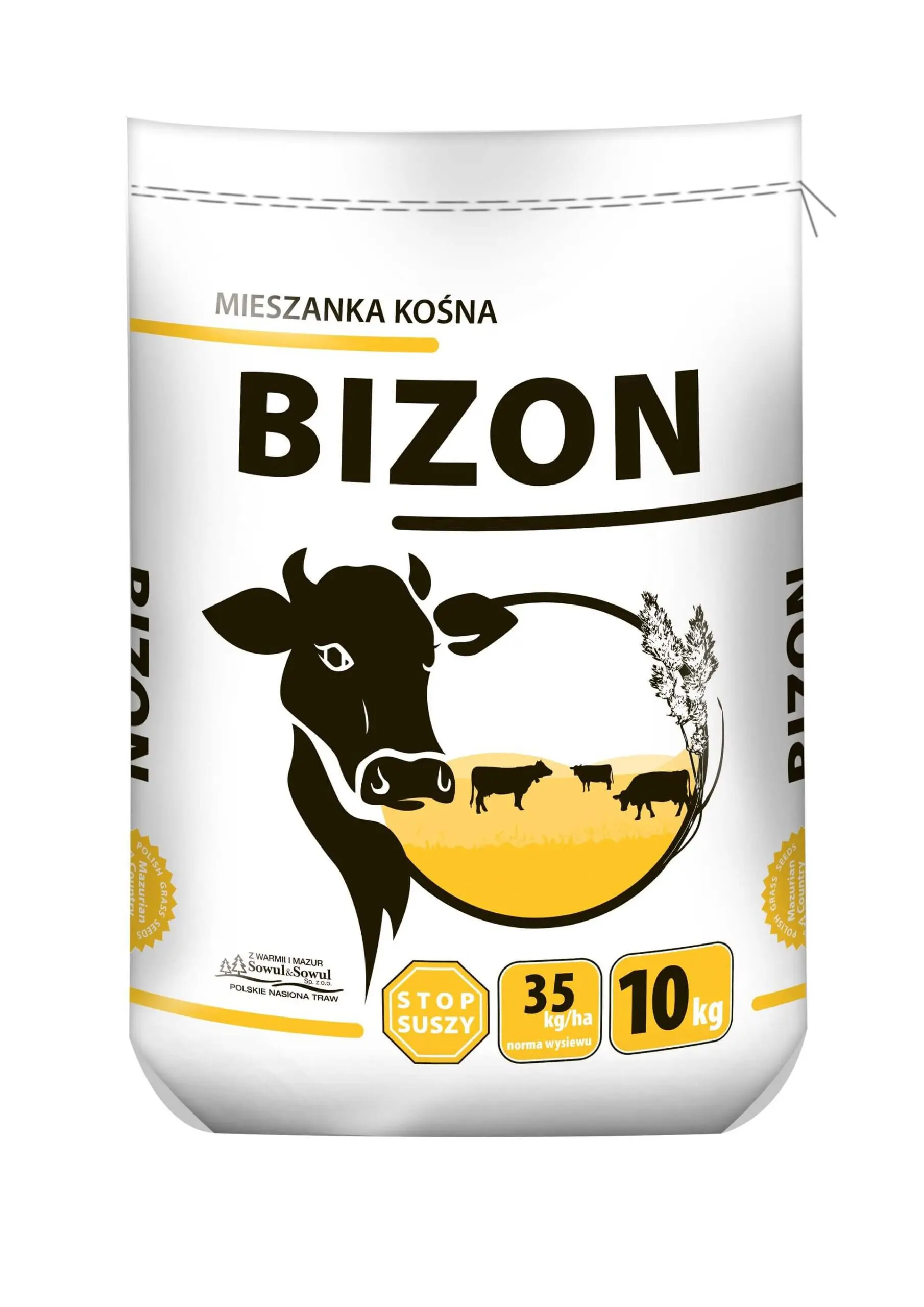 Суміш сінокісна Bizon 10 кг - ідеальна для пересушених ділянок