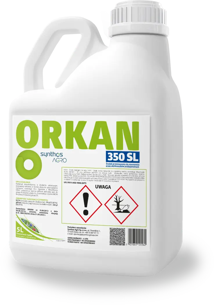 Orkan 350 SL (MCPA, glyfosaat) Synthos Agro - herbicide 2
