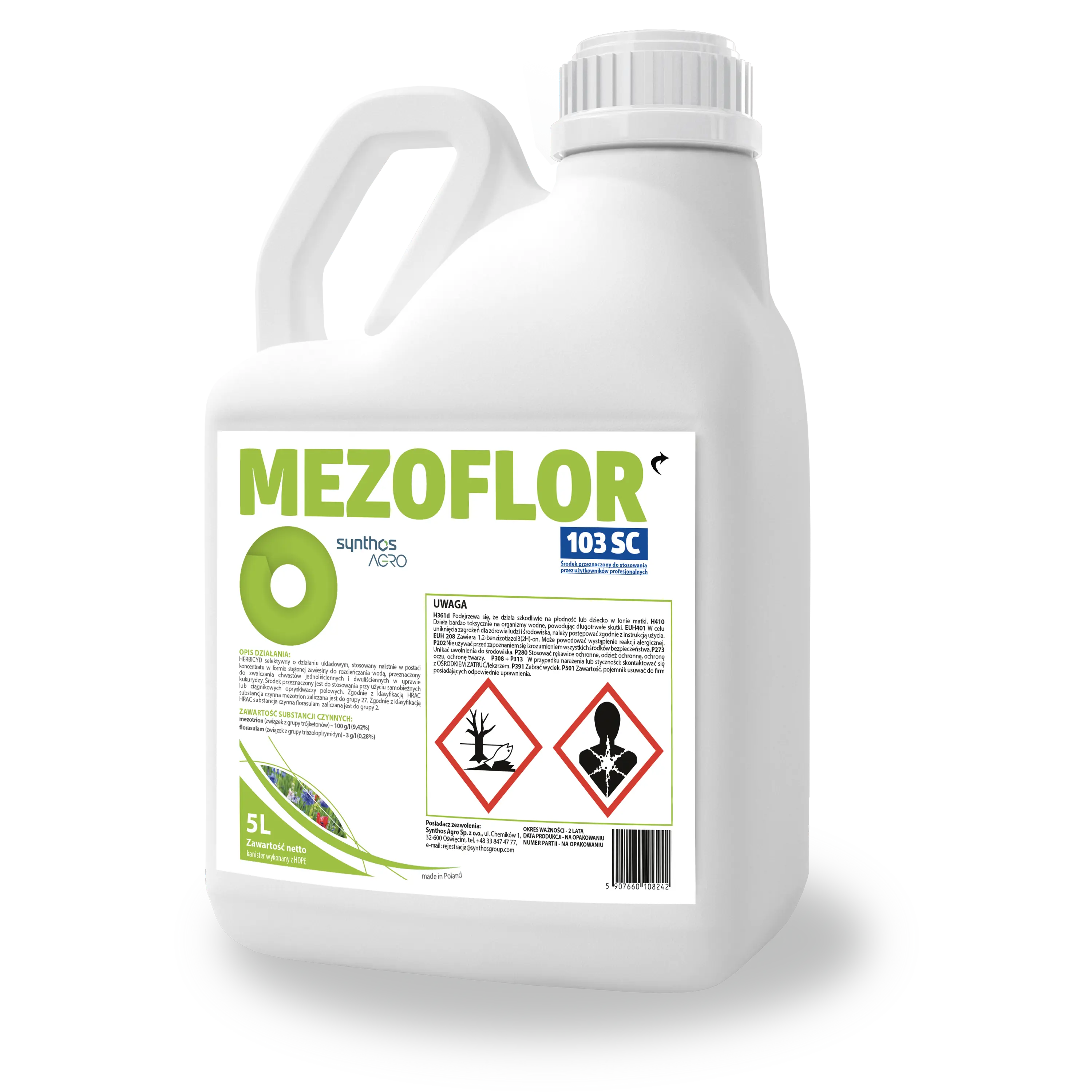 Mezoflor 103 SC (florasulam, mezotrion) Synthos - Herbizid 2