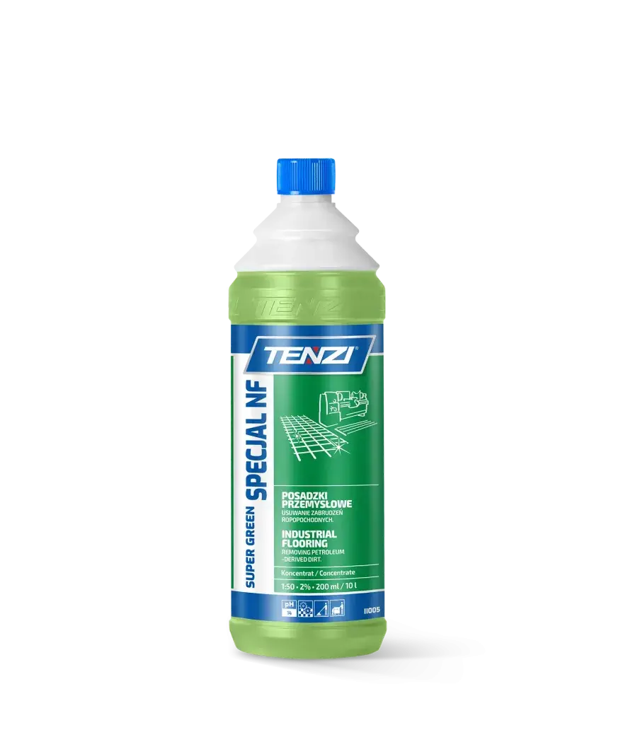 Super Green Specjal NF Tenzi - produit pour le nettoyage des sols d'atelier et de garage