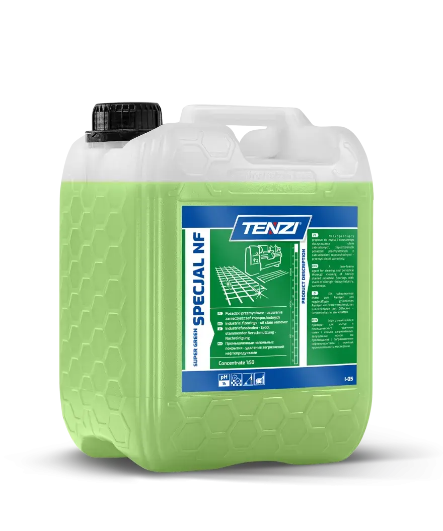 Super Green Specjal NF Tenzi - produit pour le nettoyage des sols d'atelier et de garage 4
